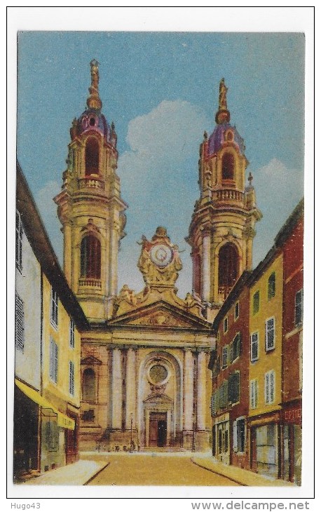 LUNEVILLE - N° 104 - L' EGLISE SAINT JACQUES - CARTE FORMAT CPA NON VOYAGEE - Luneville