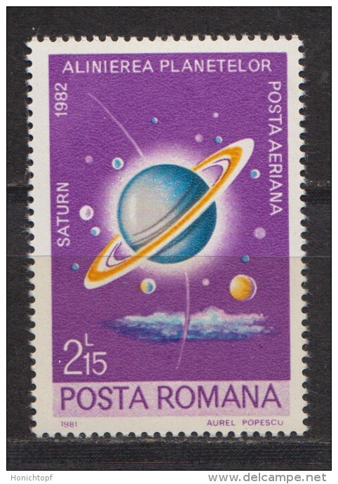 Rumänien; 1981; Michel 3798 **; Planetenkonstelation - Neufs