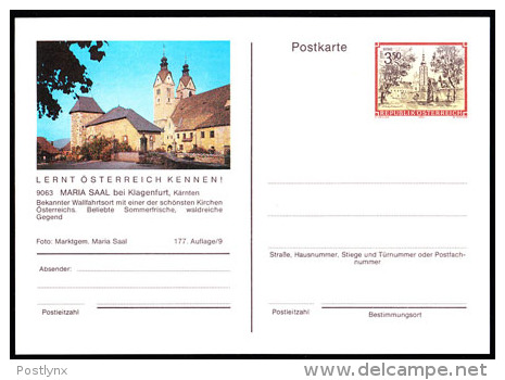 AUSTRIA 1984 Famous City View Religion 3.50S Postal Stationery   [entier Postal,Ganzsache,entero Postal, Postwaardestuk] - Sonstige & Ohne Zuordnung