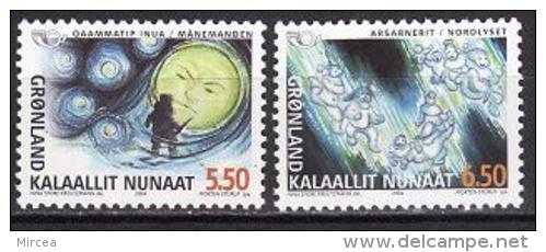 C759 - Groenland 2004 - Yv.no.390-1 Neufs** - Ungebraucht