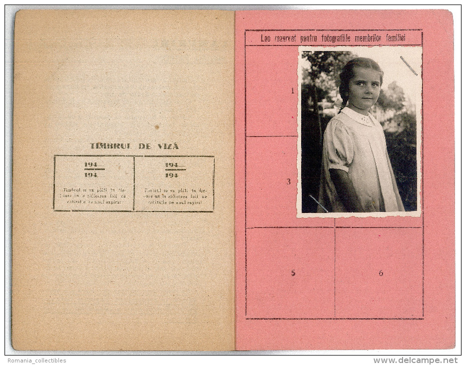 Romania, 1945, Social Insurance Member Card - Nice Franking, Many Postmarks