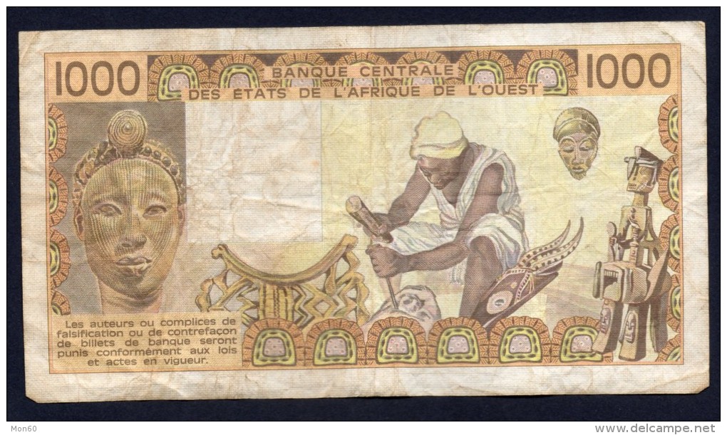 WEST AFRICA 1000 FRANCHI 1981 - BB - Autres - Afrique