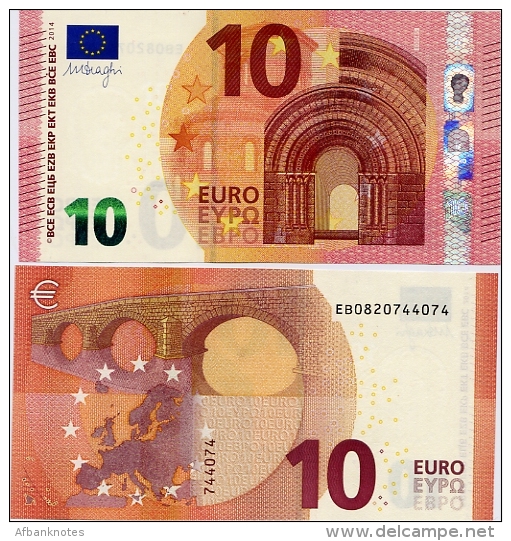 EUROPEAN UNION       10 Euro       P-21e       2014      UNC  [ Prefix: EB] - 10 Euro