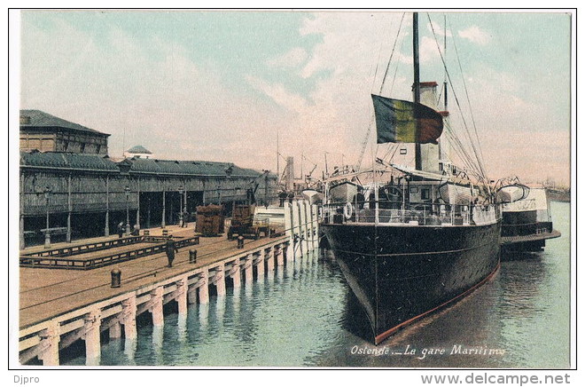 Ostende  La Gare Maritime - Paquebots