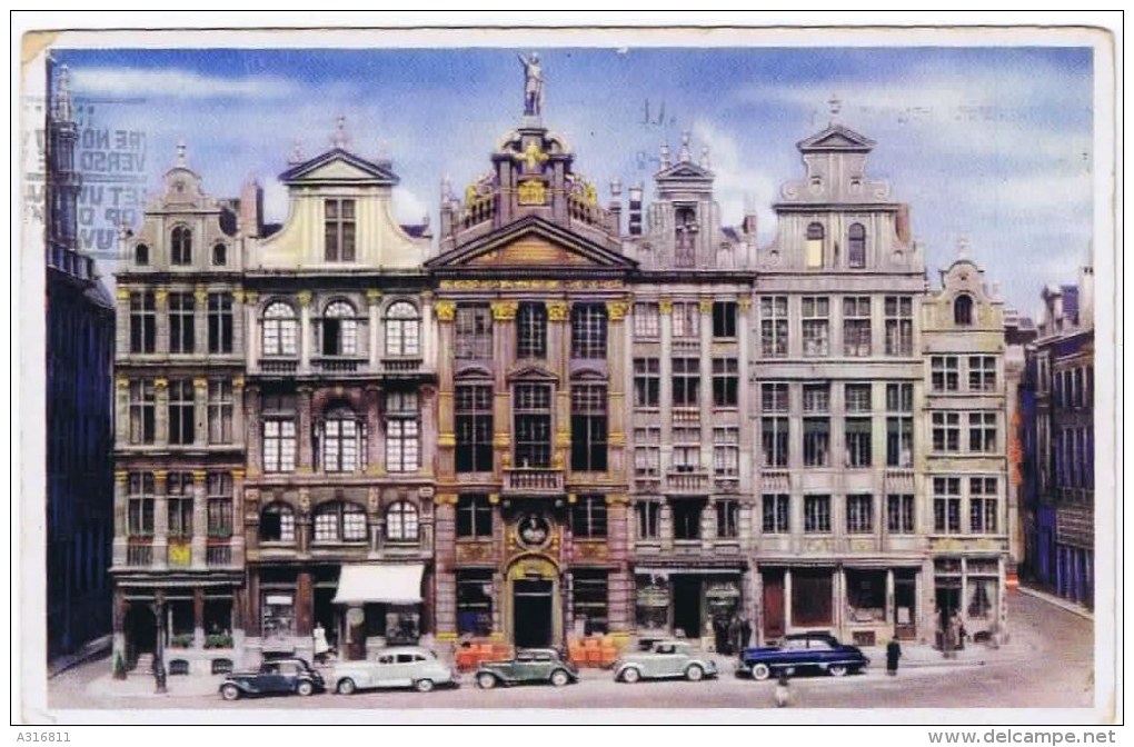 Cpa BRUXELLES Grand Place - Marktpleinen, Pleinen