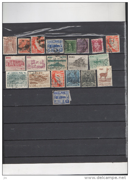 PEROU Petit Lot Timbres Oblitérés - Peru