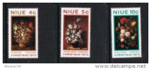 Niue SG179-181 1973 Christmas Set 3v Complete Unmounted Mint - Niue