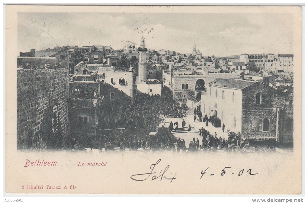 25509g BETHLEEM - Le Marché - 1902 - Tarazzi &amp; Fils Editeur - Israel