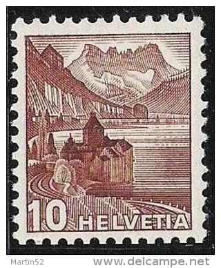 RM Mit Nummer: Schloss Chillon 1939: Zu 242yRM.01 Mi 363ayR ** MNH (Zu CHF 100.00) - Rouleaux