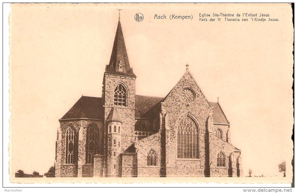 AS - ASSE - ASSCHE (3665) : Kerk Der H. Theresia Van 't Kindje Jezus. CPSM. - As