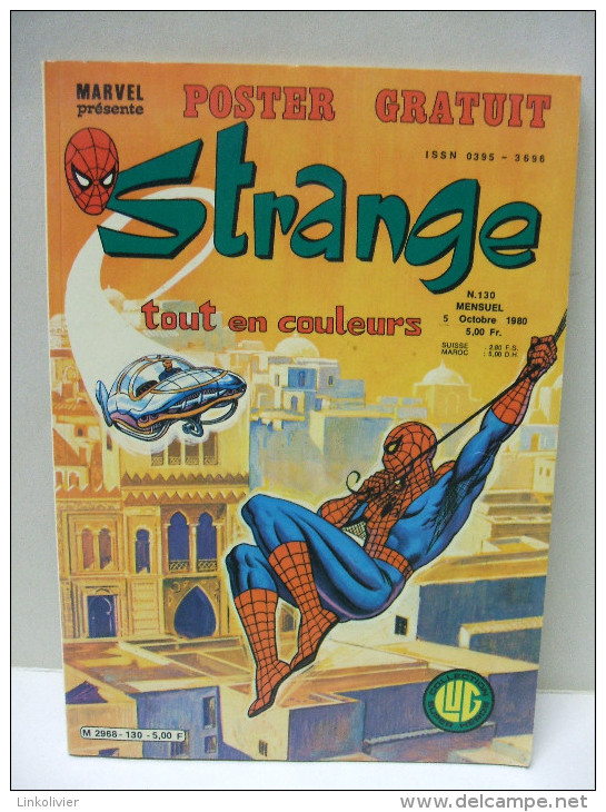 STRANGE N° 130 Mensuel - MARVEL Ed LUG 5 Octobre 1980 - Strange