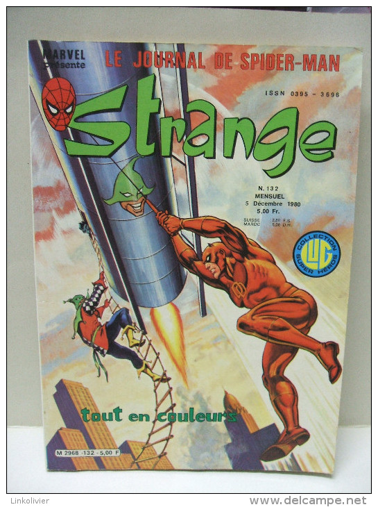 STRANGE N° 132 Mensuel - MARVEL Ed LUG 5 Décembre 1980 - Strange