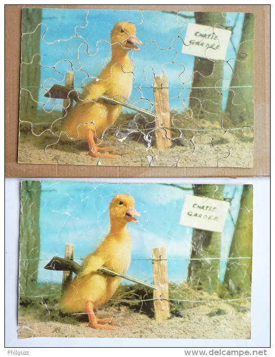 TRES RARE BOITE DE 3 PUZZLE (S) RTF - ORTF - 1964-65 SATURNIN - Puzzels