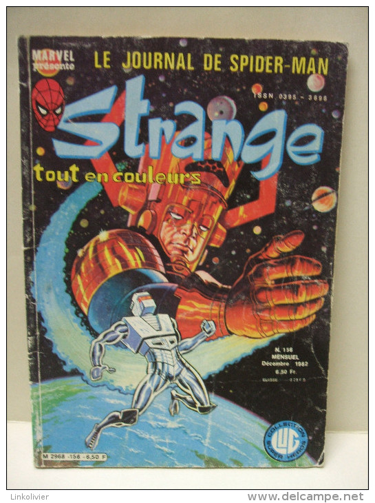 STRANGE N° 156 Mensuel - MARVEL Ed LUG  Décembre 1982 - Strange