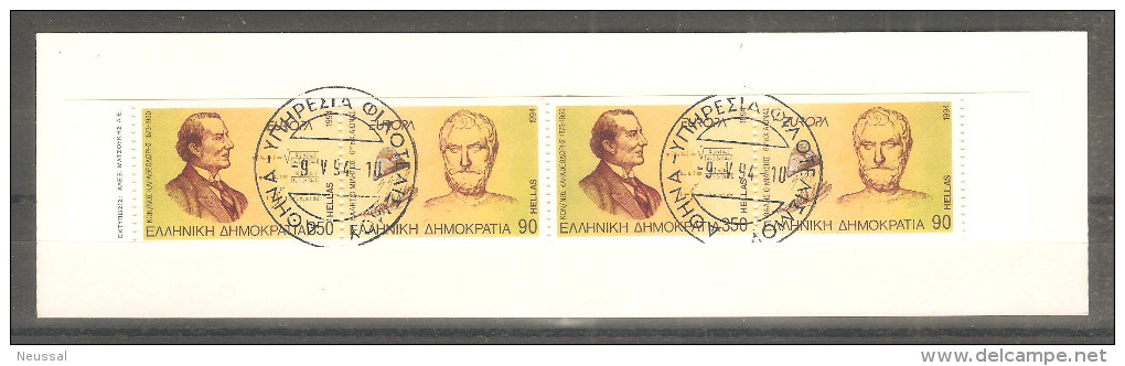 Carnet Nº C1839 Grecia - Carnets