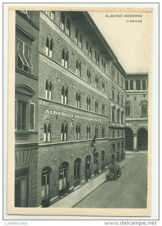 ALBERGO MODERNO FIRENZE  N.V. F.GRANDE ANNI 30 - Firenze