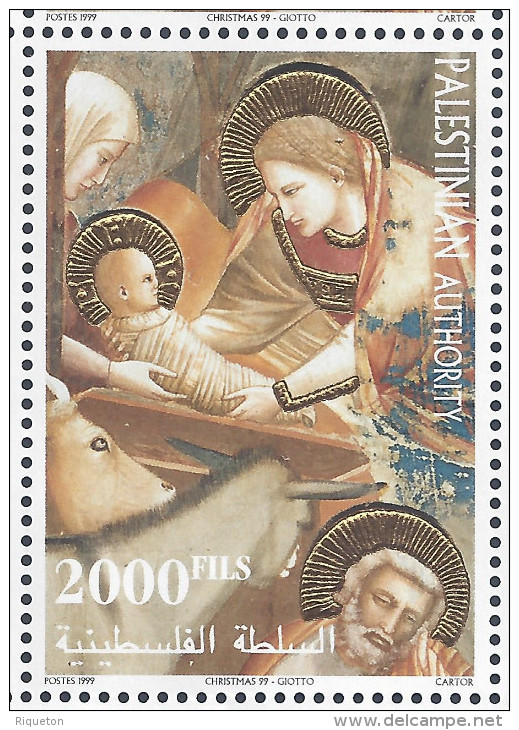 PALESTINE - 1999 - BLOC-FEUILLET N° 15  BETHLEHEM 2000 - CHRISMAS 99 -  XX - MNH - - Palestine