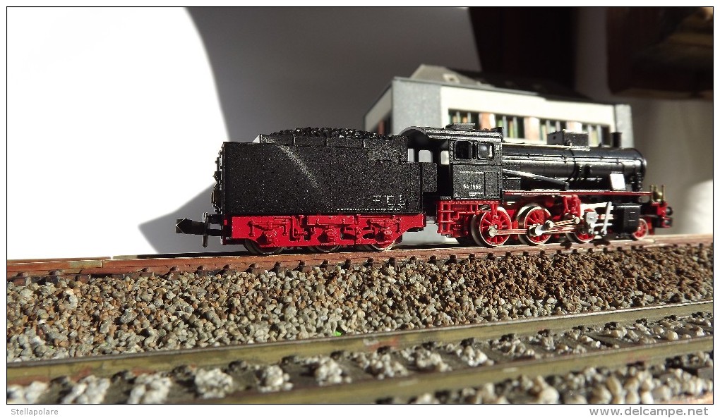 SCALA N ECHELLE - STEAM LOCO VAPORE DB BR54 1556 - MINITRIX 2902 - Locomotives