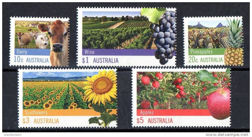 Australia 2012 Farming Set Of 5 MNH - Mint Stamps