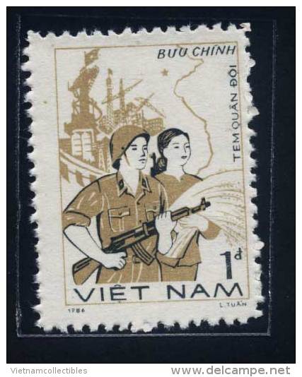 Vietnam Viet Nam MNH Perf Stamp 1986 : Military Frank (Ms499) - Vietnam