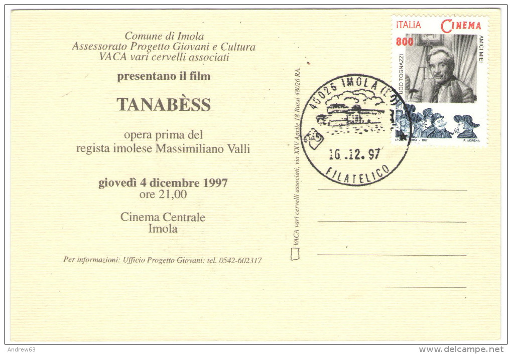 COMUNE DI IMOLA - Presentazione Del Film TANABESS - Massimiliano Valli - Imola