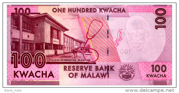 MALAWI 100 KWACHA 2012 Pick 59a Unc - Malawi