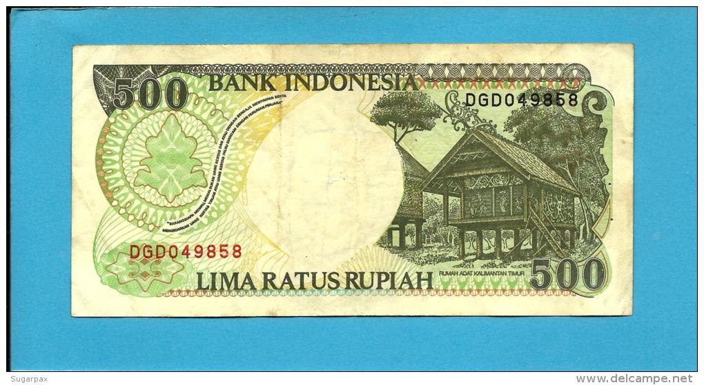 INDONESIA - 500 Rupiah - 1992 / 1993 - P 128.b - Série DGD - 2 Scans - Indonesia