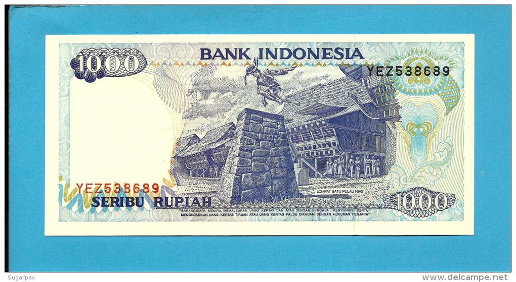 INDONESIA - 1000 Rupiah - 1992 / 1999 - P 129.h - UNC. - Série  YEZ - 2 Scans - Indonesia