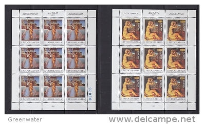 Europa Cept 1993 Yugoslavia 2v Sheetlets** Mnh (F3810) - 1993