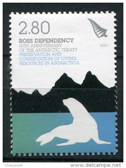 (cl. 8 - P1) (lot 1) Terre De Ross ** Année 2008 (ref. Michel Au Dos) - Otarie- - Unused Stamps