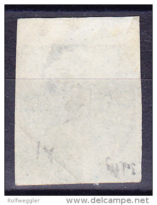 Trinidad 1856 SG.#16 Gestempelt - Attest - Trinidad & Tobago (...-1961)