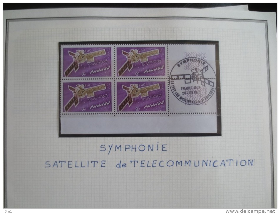 PREMIER JOUR SYMPHONIE SATELLITE DE TELECOMMUNICATIONS - VOIR PHOTOS - Cartas & Documentos