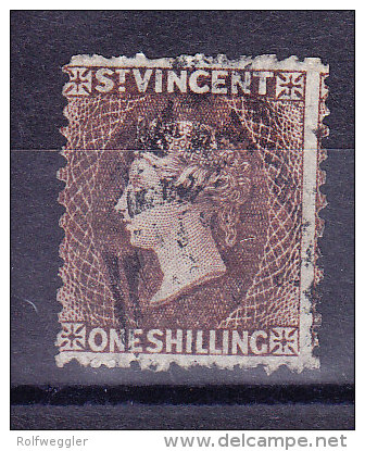 St. Vincent 1869 SG.#14 Gestempelt Perf 11-12 1/2 - St.Vincent (...-1979)