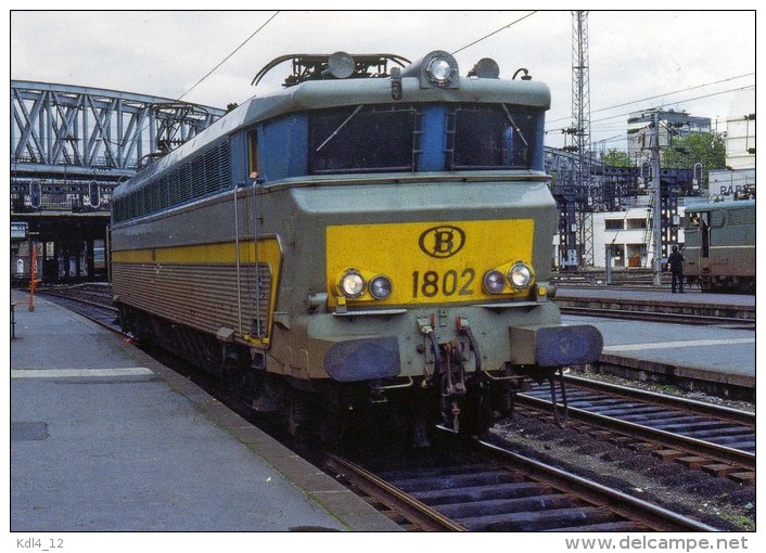 RU 1479 - Loco CC 1802 SNCB En Gare - PARIS NORD - 75 - Matériel