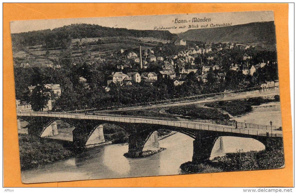 Hann Munden 1910 Postcard - Hannoversch Muenden
