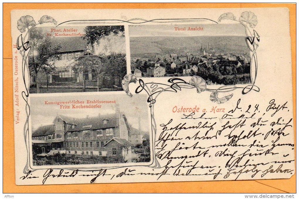 Osterode Am Harz 1900 Postcard - Osterode