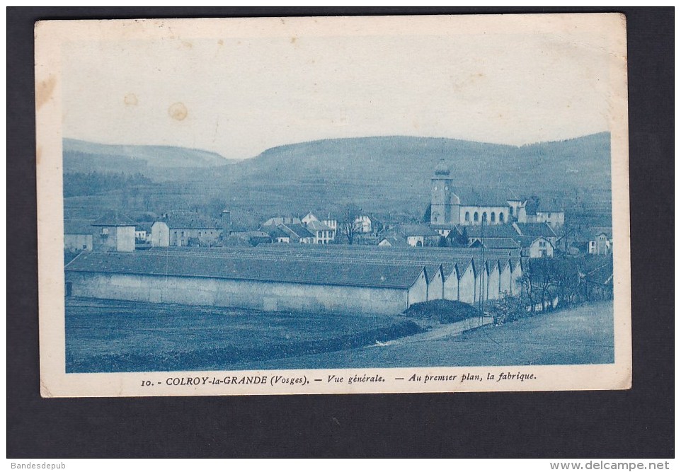 Colroy La Grande (88) - Vue Generale - Au Premier Plan  La Fabrique ( Usine Ed. Corbras) - Colroy La Grande