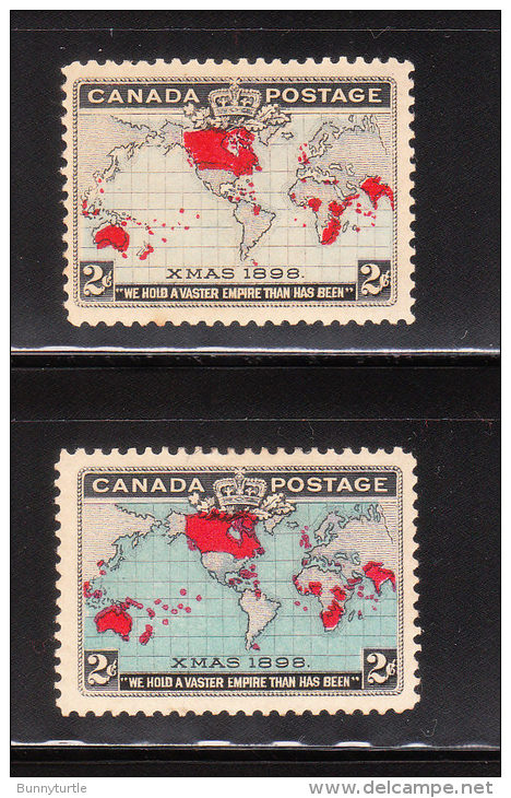 Canada 1898 Map Of British Empire Mint Hinged / MNH - Unused Stamps