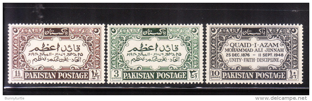 Pakistan 1949 Mohammed Ali Jinnah Mint Hinged - Pakistan