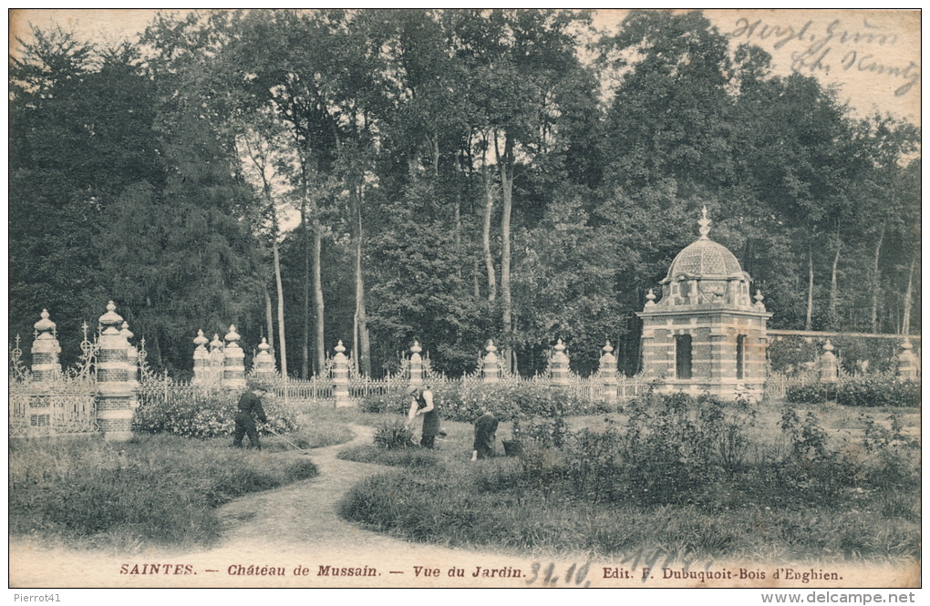 BELGIQUE - SAINTES - Château De Mussain - Vue Du Jardin - Tubeke