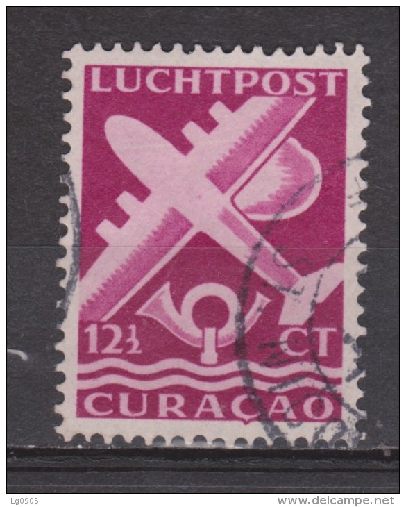 Nederlandse Antillen Dutch Antillen Curacao Luchtpost 71 Used ; Vliegtuig, Aeroplane, Avion, Aeroplano - Flugzeuge