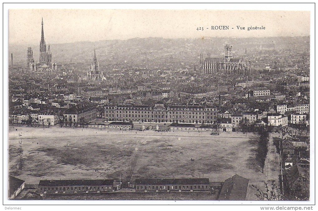 CPA Rouen 76 Seine Maritime Vue Générale édit Bromotype CV N°423 Très Bon état Non écrite - Rouen