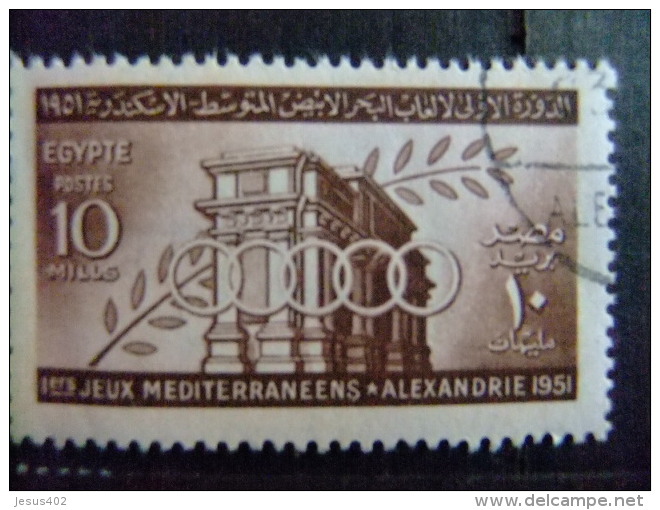 EGIPTO - EGYPTE - EGYPT - UAR 1951 Yvert Nº 282 º FU - Gebruikt