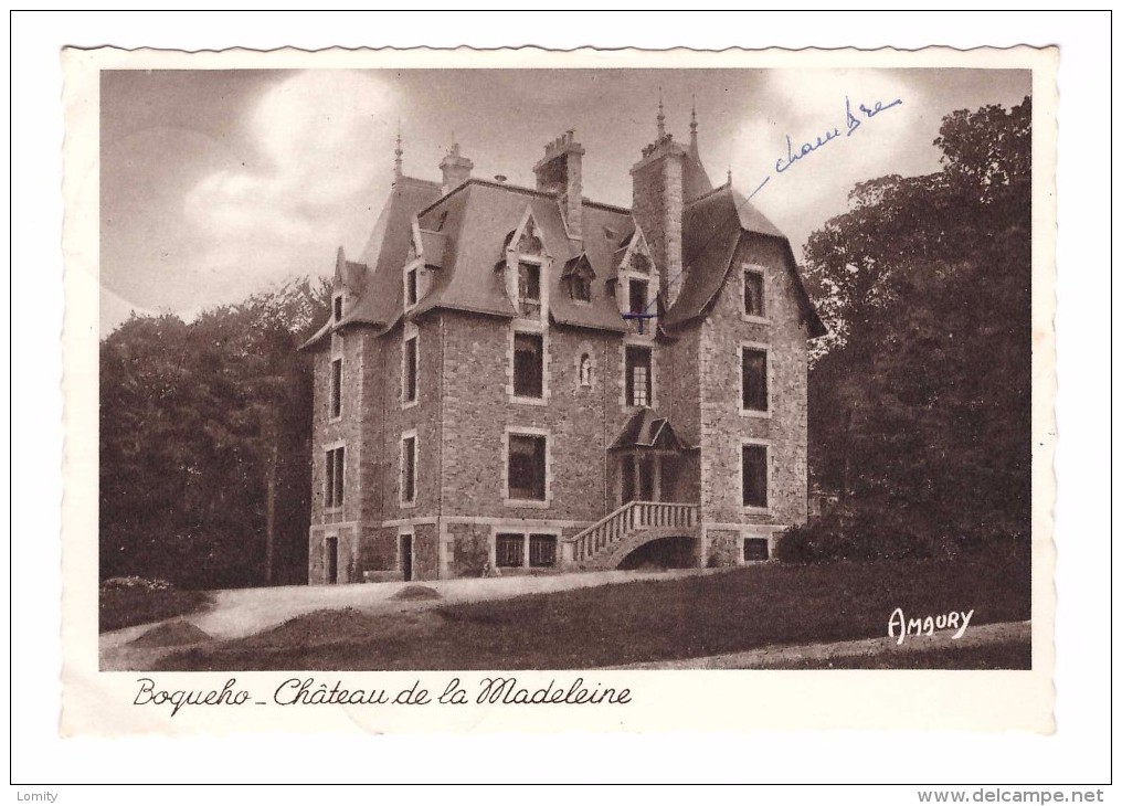 22 Boqueho Chateau De La Madeleine Cachet Boqueho 1958 - Autres & Non Classés