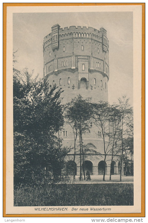 AK Wilhelmshaven, Wasserturm ~ 1930 - Wilhelmshaven