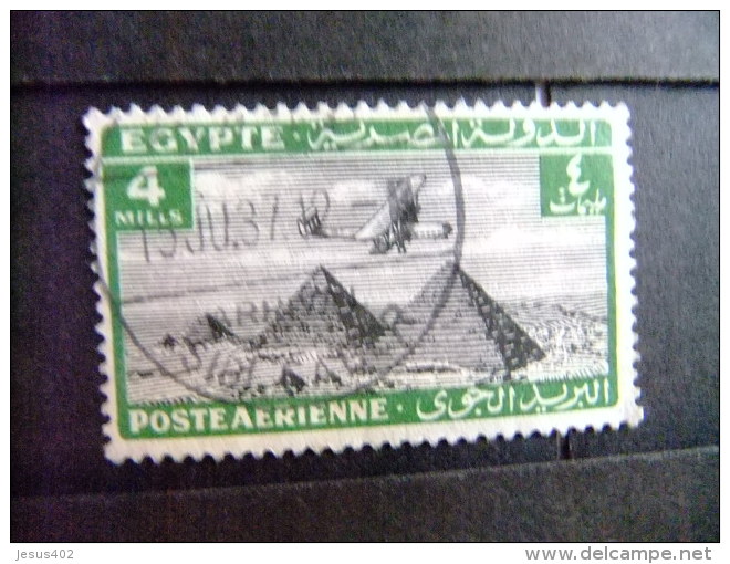 EGIPTO - EGYPTE - EGYPT - UAR 1933-38 Yvert Nº PA 8 º FU - Poste Aérienne