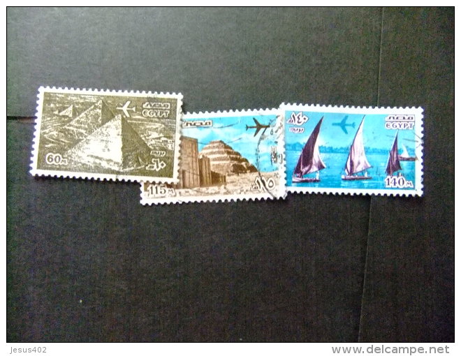 EGIPTO - EGYPTE - EGYPT - UAR 1978 Yvert Nº PA 160/62 º FU - Poste Aérienne