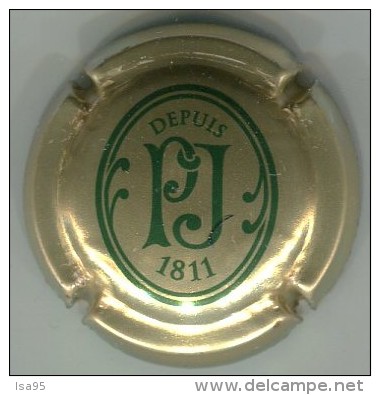 CAPSULE-CHAMPAGNE PERRIER-JOUET N°74 Or & Vert Gd Brut Au Verso - Perrier Jouet