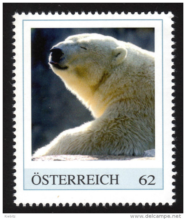 ÖSTERREICH 2014 ** Eisbär, Polar Bear / Ursus Maritimus - PM Personalized Stamp MNH - Personalisierte Briefmarken
