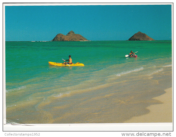 23274- OAHU ISLAND- LANIKAI BEACH, BOATS - Oahu